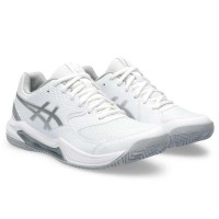 Sneakers Asics Gel Dedicate 8 Padel White Grey Women  Offer + Cheap