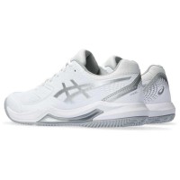 Sneakers Asics Gel Dedicate 8 Padel White Grey Women  Offer + Cheap