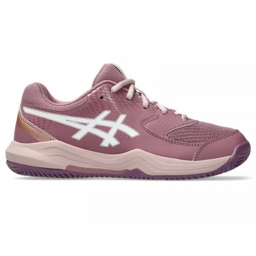 Zapatillas Asics Gel Dedicate 8 Padel GS Purpura Oxide Blanco Junior Zapatillas Asics Gel Dedicate 8 Padel GS Purpura Oxide Blanco Junior