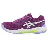 Baskets Femme Asics Gel Dedicate 8 Padel Intense Mauve Blanc  Offre - Pas cher
