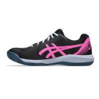 Baskets Asics Gel Dedicate 8 Padel Aqua Noir  Offre - Pas cher