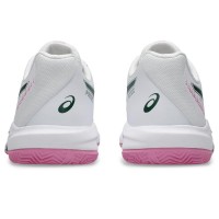 Zapatillas Asics Gel Dedicate 9 Padel Blanco Verde Mujer