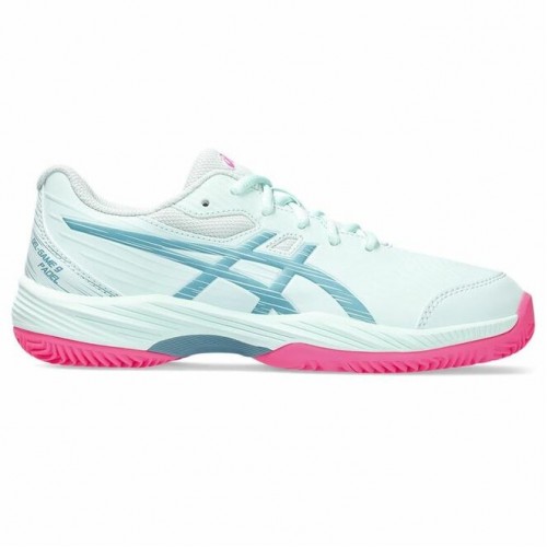 Zapatillas Asics Gel Game Padel 9 Menta Gris Azul Junior Zapatillas Asics Gel Game Padel 9 Menta Gris Azul Junior