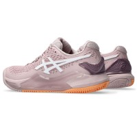 Asics Gel Resolution 9 Clay Pink White Women''s Sneakers  Offer + Cheap