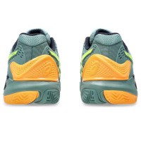 Baskets Asics Gel Resolution 9 Padel Jaune Celadon  Offre - Pas cher