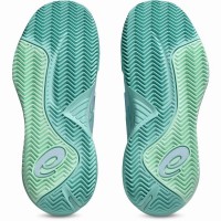 Zapatillas Asics Gel Resolution X Clay Azul Verde Mujer