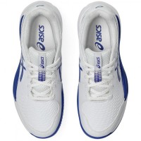 Asics Gel Resolution X Clay GS White Cobalt Blue Junior Sneakers  Offer + Cheap