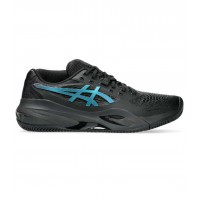 Baskets Asics Gel Resolution X CLAY Noir Bleu  Offre - Pas cher