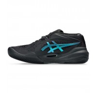 Baskets Asics Gel Resolution X CLAY Noir Bleu  Offre - Pas cher