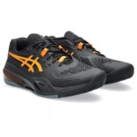 Tênis Asics Gel Resolution X Clay Preto Laranja  Oferta + Barato