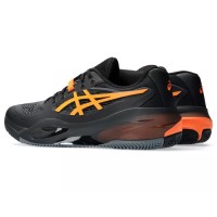 Tênis Asics Gel Resolution X Clay Preto Laranja  Oferta + Barato