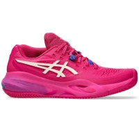 Zapatillas Asics Gel Resolution X Clay Rosa Brillante Crema Mujer  Oferta + Barato