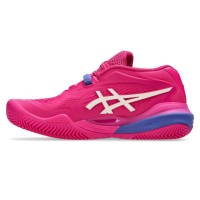 Zapatillas Asics Gel Resolution X Clay Rosa Brillante Crema Mujer  Oferta + Barato