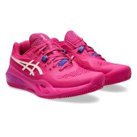 Zapatillas Asics Gel Resolution X Clay Rosa Brillante Crema Mujer  Oferta + Barato