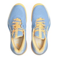 Tênis Asics Gel Resolution X Padel Azul Pedra Laranja Feminino  Oferta + Barato