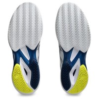 Asics Solution Speed FF 3 Clay White Blue Tênis Mako  Oferta + Barato