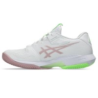 Asics Solution Speed FF 4 Clay White Morganite Pink Women''s Sneakers PADELPOINT