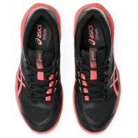 Zapatillas Asics Solution Speed FF 4 Clay Negro Rojo Mujer