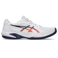 Tênis Asics Solution Swift FF 2 Clay Branco Azul Laranja  Oferta + Barato
