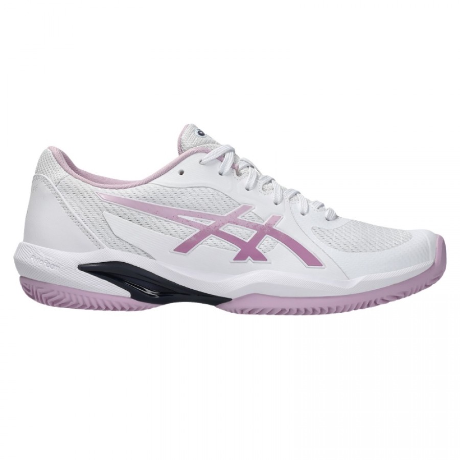 Asics Solution Swift FF 2 Clay White Pink Ube Women''s Sneakers  Offer + Cheap