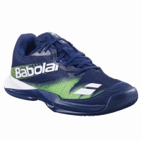 Zapatillas Babolat Jet Premura 2 Azul Oscuro Verde Flash Junior
