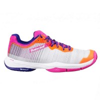 Chaussures Babolat Jet Ritma Gris Rose Femme  PADELPOINT Chaussures Babolat Jet Ritma Gris Rose Femme