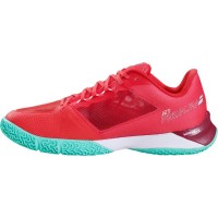 Baskets Babolat Juan Lebron Jet Premura 2 Rouge Vert  Offre - Pas cher