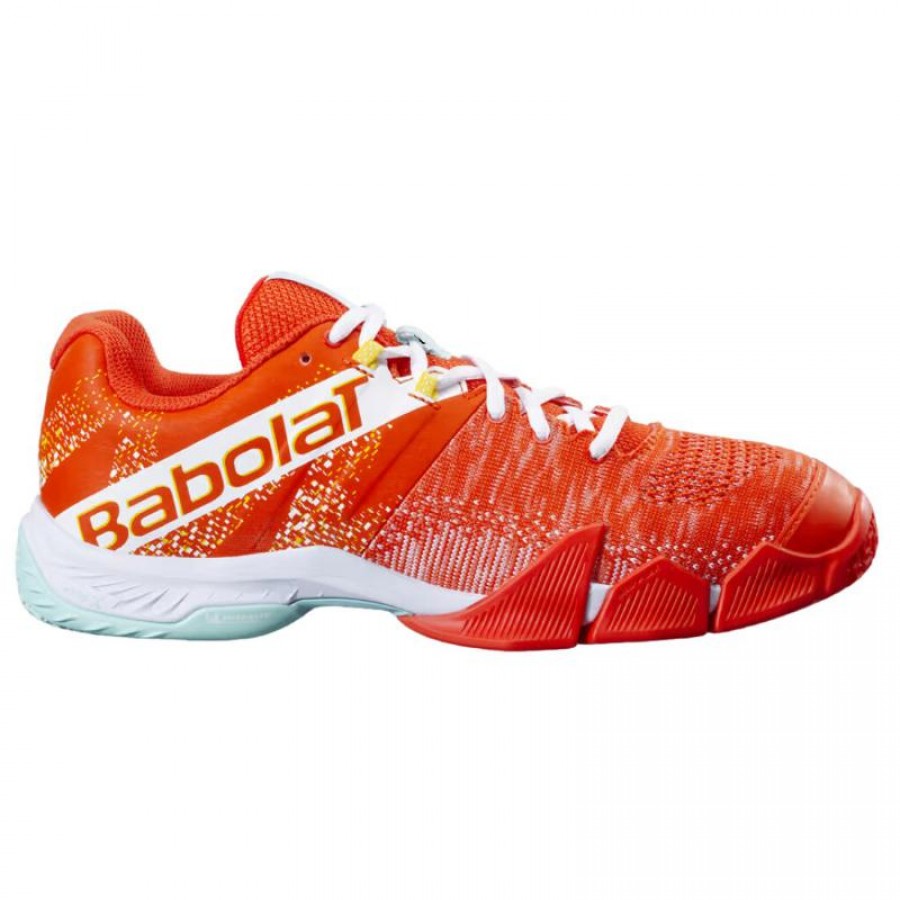 Babolat Movea Mandarina Baskets Blanches  Offre - Pas cher