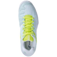 Zapatillas Babolat Sensa Azul Amarillo Fluor Mujer  Oferta + Barato