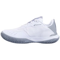 Babolat SFX EVO Argila Branco Cinza Sapatos Femininos  Oferta + Barato