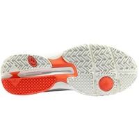 Tênis Bullpadel Flow 24I Branco Laranja Feminino