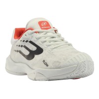 Tênis Bullpadel Flow 24I Branco Laranja Feminino