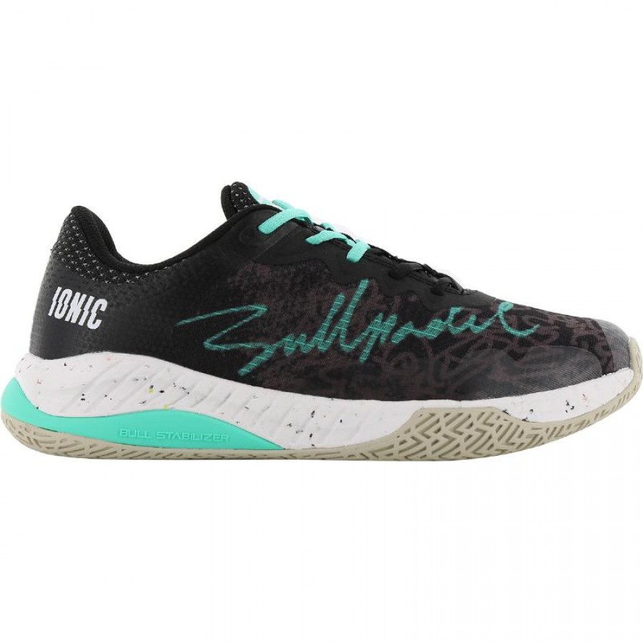 Zapatillas Bullpadel Ionic 24V Negro Turquesa Mujer  Oferta + Barato