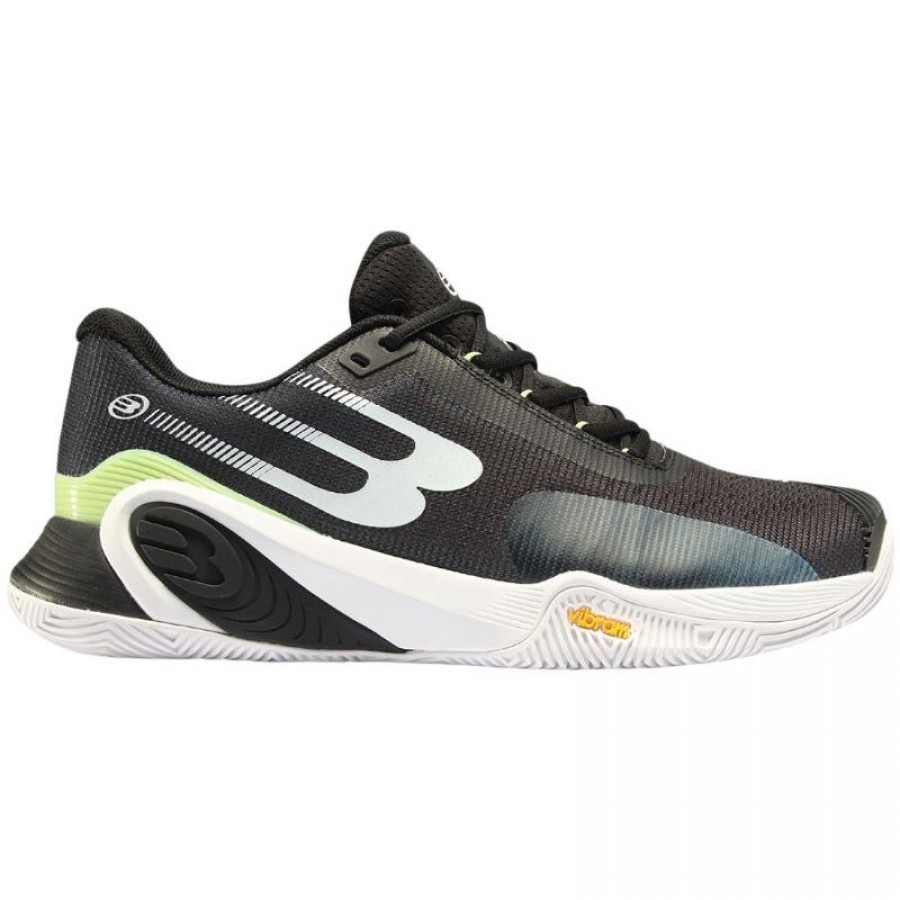 Baskets Bullpadel Paquito Navarro Hack Vibram 24I Noir Vert  Offre - Pas cher