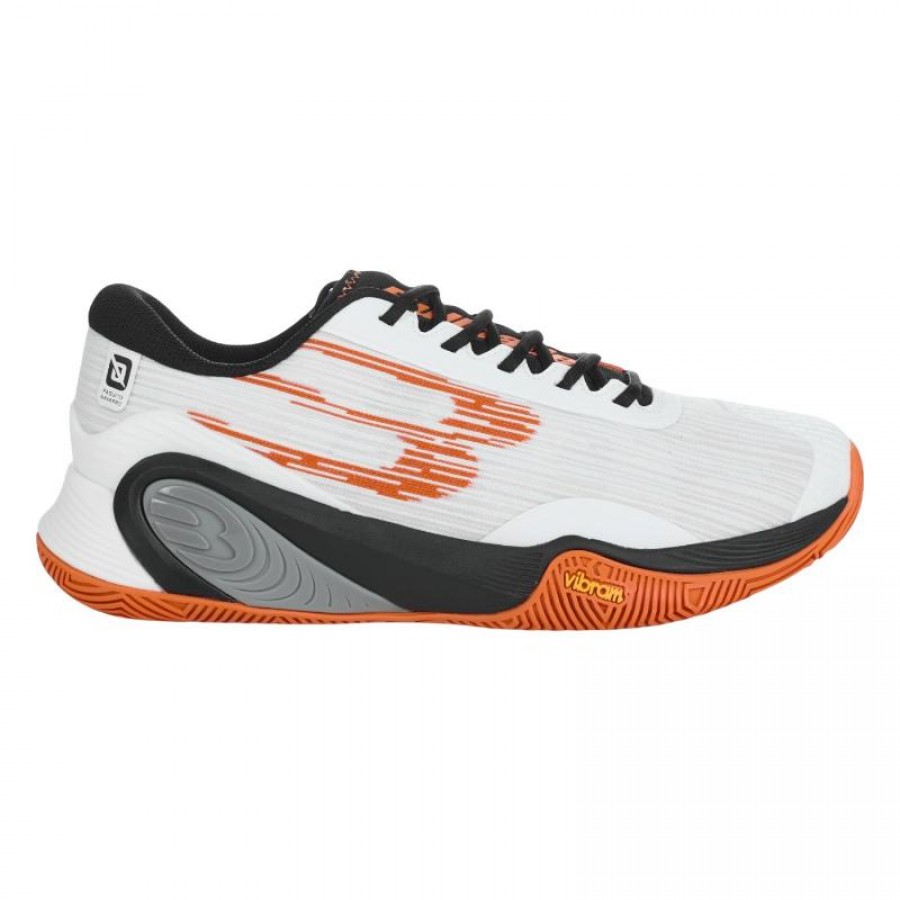 Tênis Bullpadel Paquito Navarro Hack Vibram 25I Laranja  Oferta + Barato