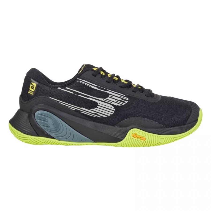Tênis Bullpadel Paquito Navarro Hack Vibram 25I Preto  Oferta + Barato