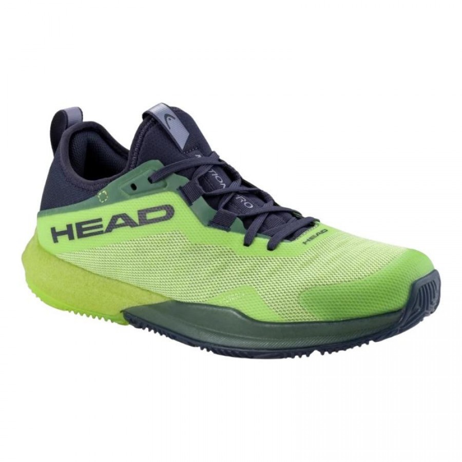 Sneakers Head Motion Pro Lime Bleu Marine  Offre - Pas cher