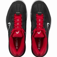 Head Revolt Pro 4.5 Terre Battue Noir Rouge Chaussures  Offre - Pas cher