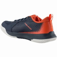 Head Sprint Court 4.0 Bleu Foncé Rouge Baskets Junior  Offre - Pas cher