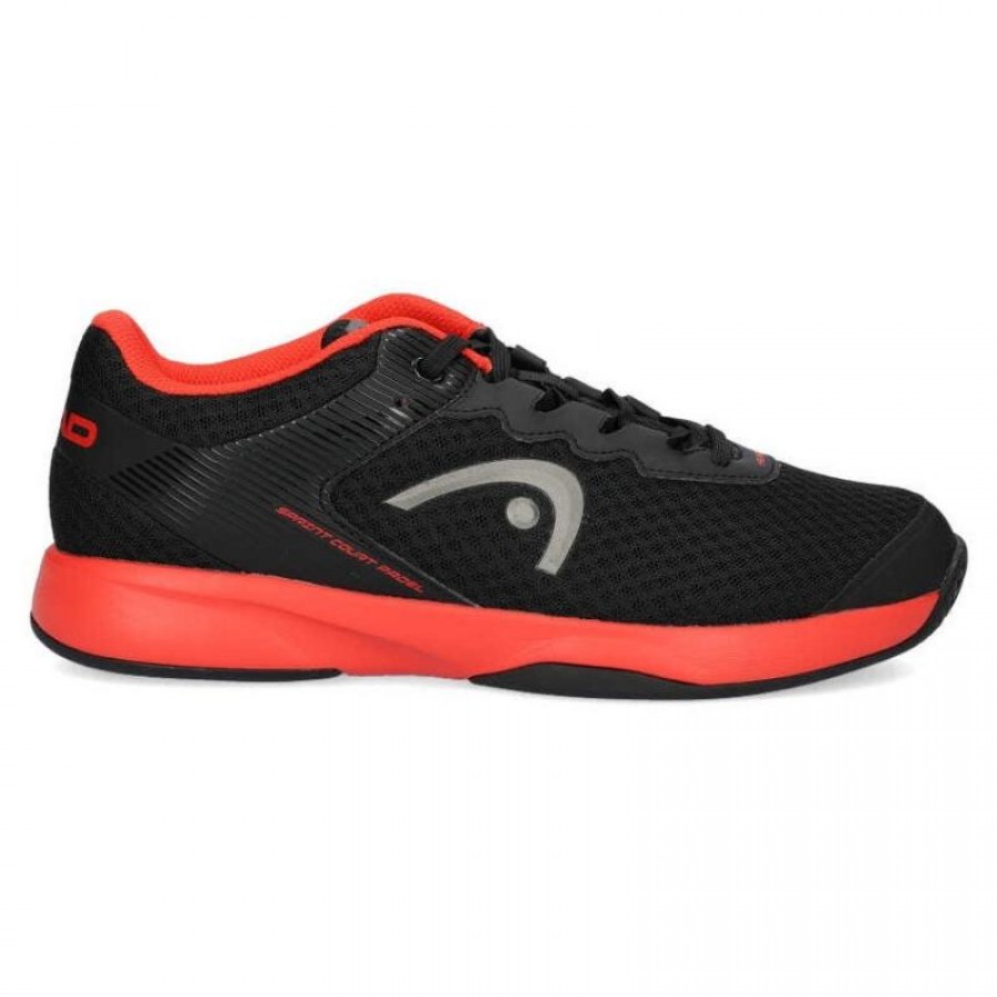 Zapatillas Head Sprint Court Padel Negro Rojo  Oferta + Barato
