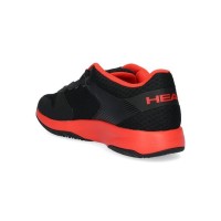 Zapatillas Head Sprint Court Padel Negro Rojo  Oferta + Barato