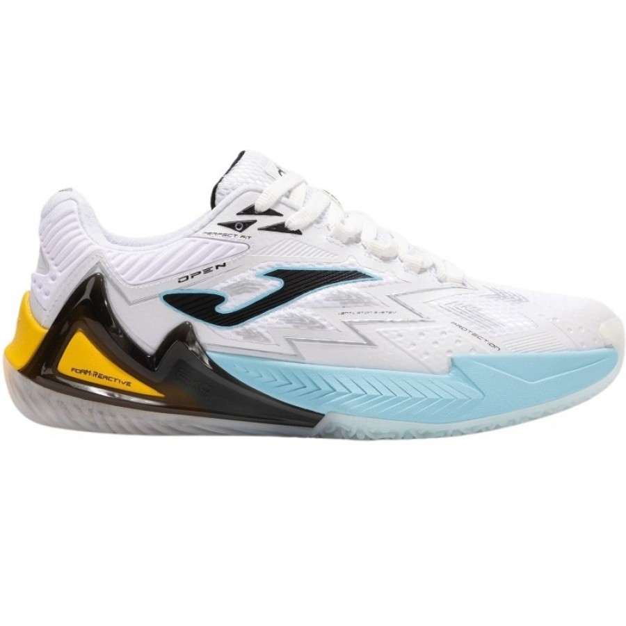 Zapatillas Joma Open 2502 Blanco Turquesa  Oferta + Barato