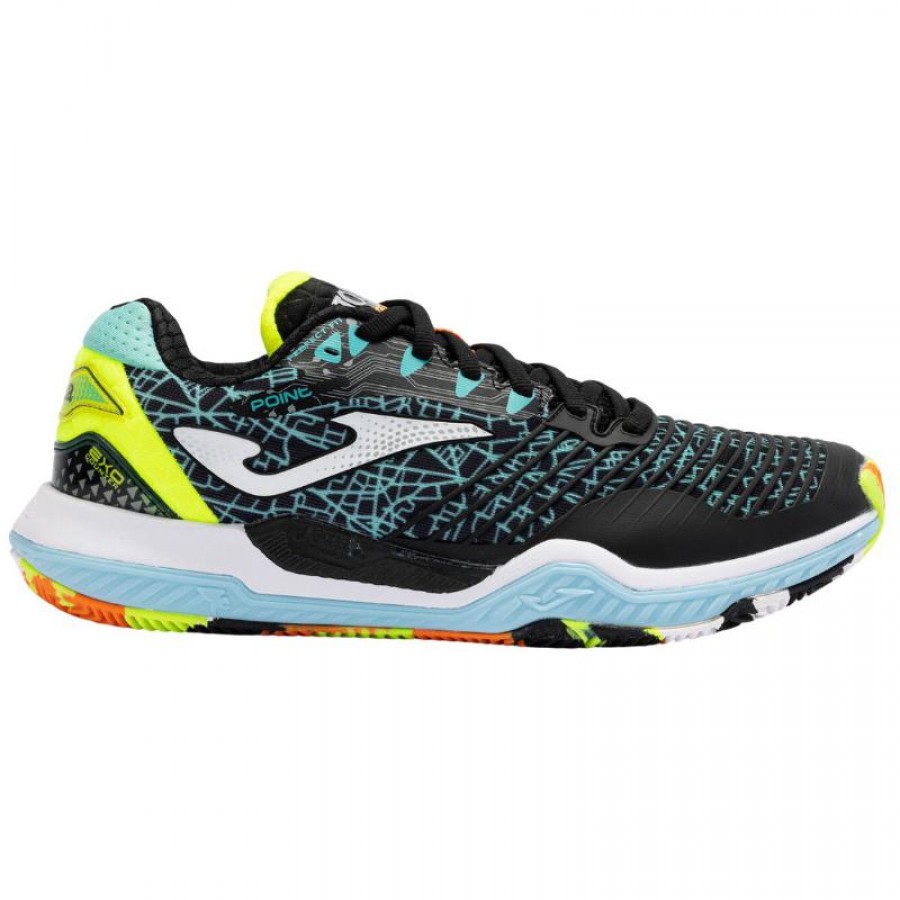 Zapatillas Joma Point 2201 Negro Verde  Oferta + Barato