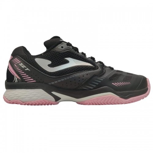 Joma Set 2101 Preto Rosa Tênis Feminino Joma Set 2101 Preto Rosa Tênis Feminino