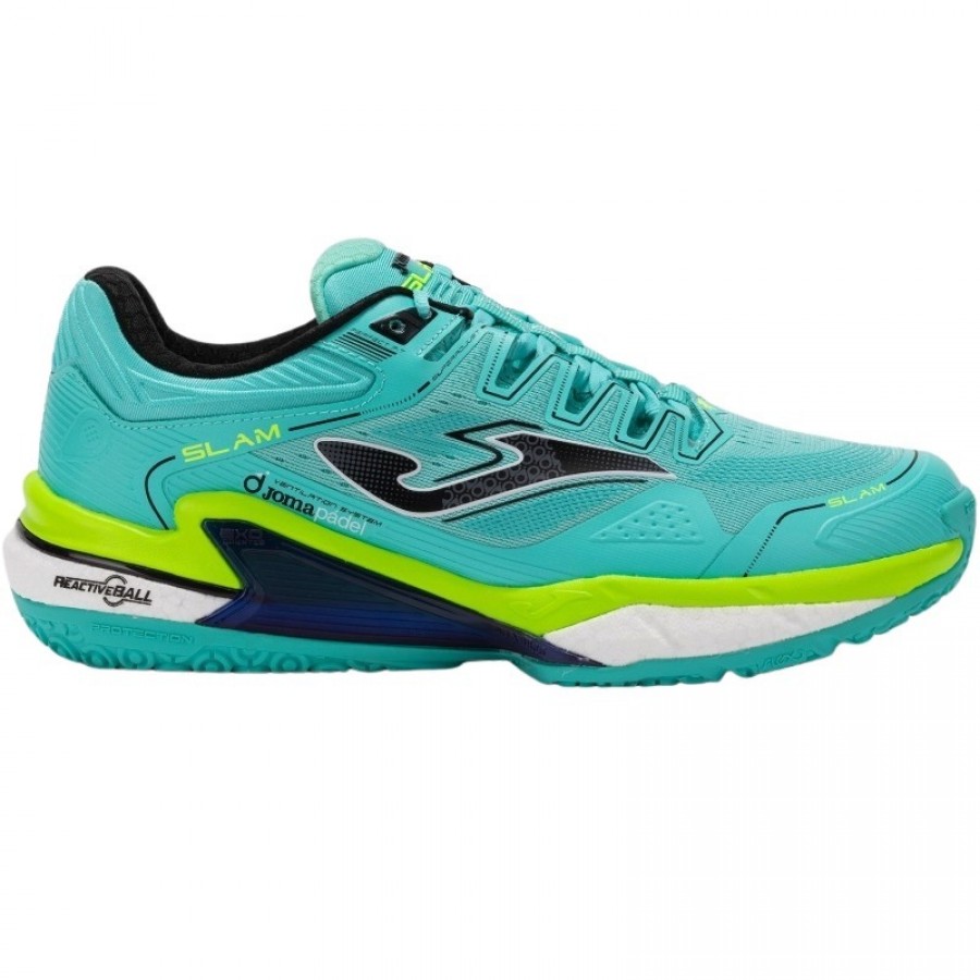 Joma Slam 2427 Baskets Turquoise  Offre - Pas cher