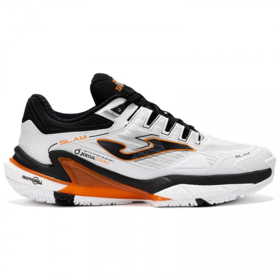 Joma Slam 2542 Blanc Noir Baskets  Offre - Pas cher