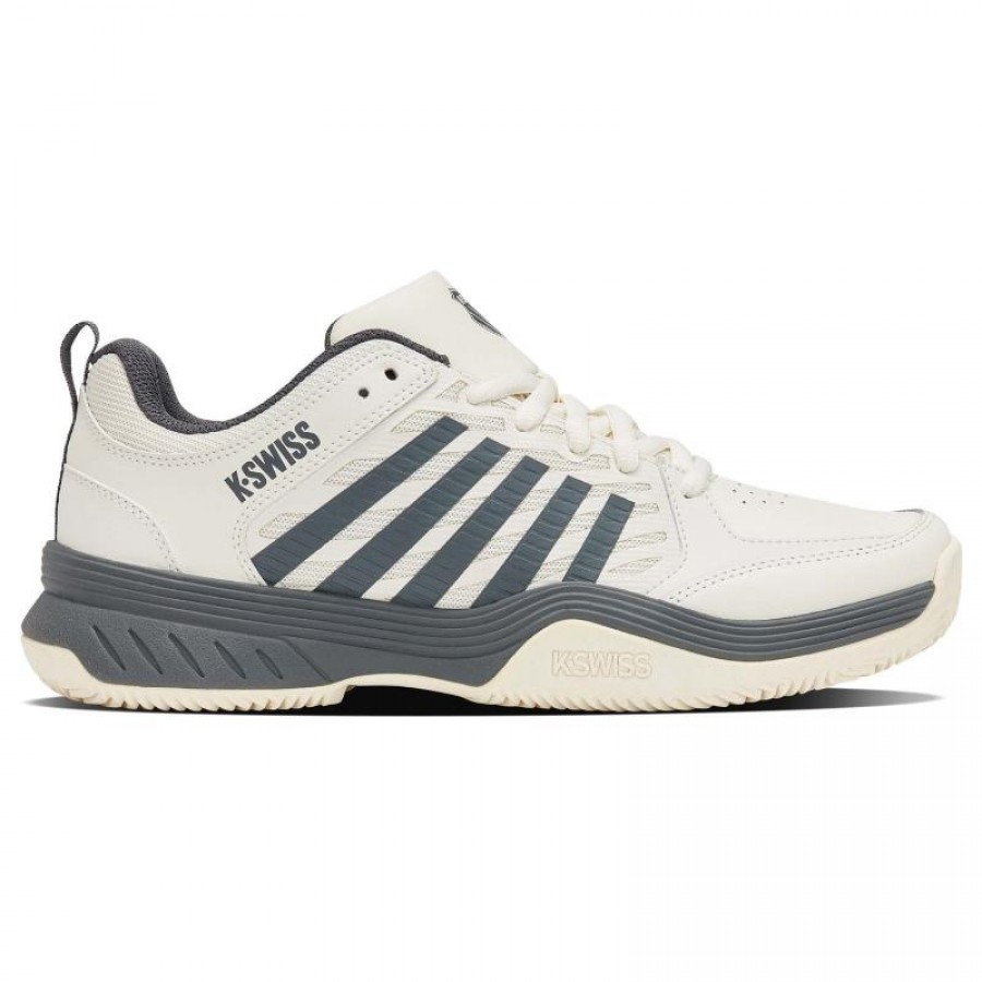 Zapatillas Kswiss Court Express 2 Clay Blanco Gris
