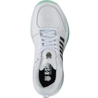 Zapatillas Kswiss Court Express 2 Clay Blanco Menta Negro Mujer  Oferta + Barato