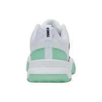 Zapatillas Kswiss Court Express 2 Clay Blanco Menta Negro Mujer  Oferta + Barato