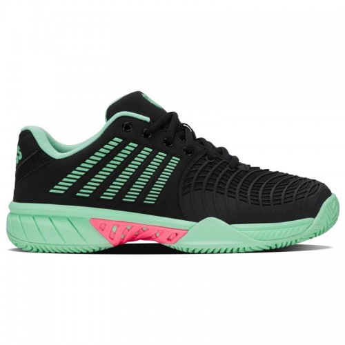 Zapatillas Kswiss Express Light 3 HB Clay Negro Menta Rosa Mujer Zapatillas Kswiss Express Light 3 HB Clay Negro Menta Rosa Mujer
